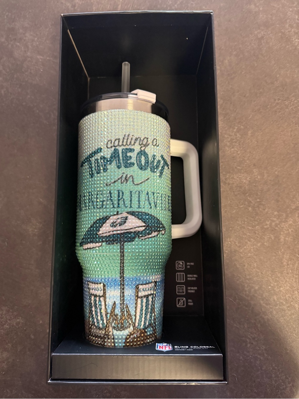 NFL Philadelphia Eagles Bling Colossal 40oz Tumbler